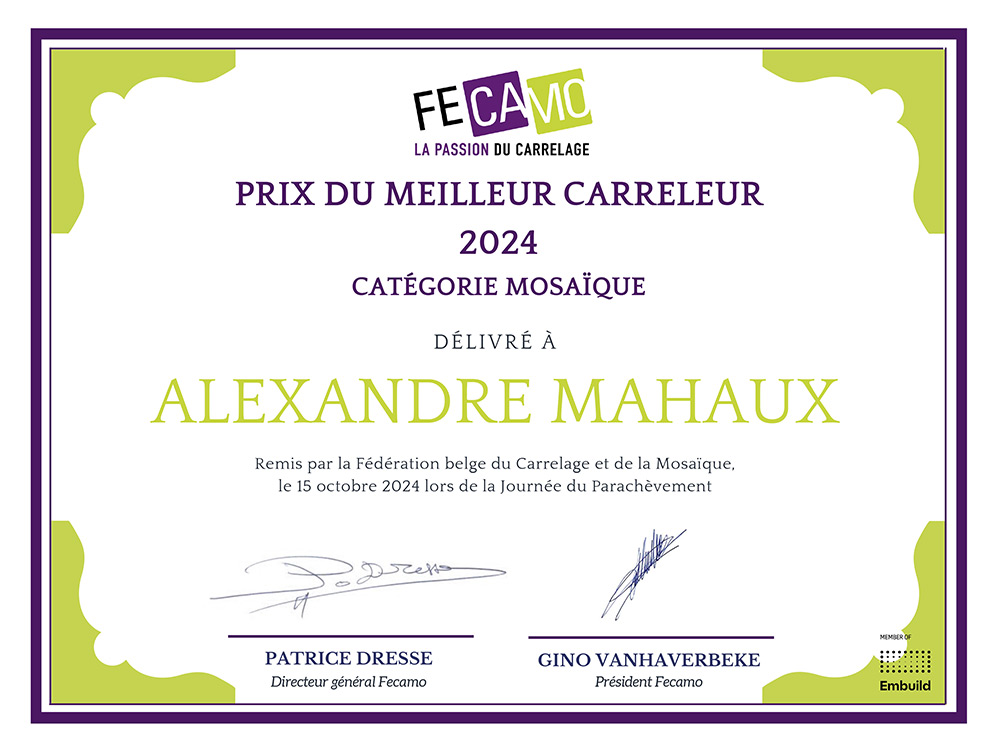 Prix meilleur carreleur 2024
