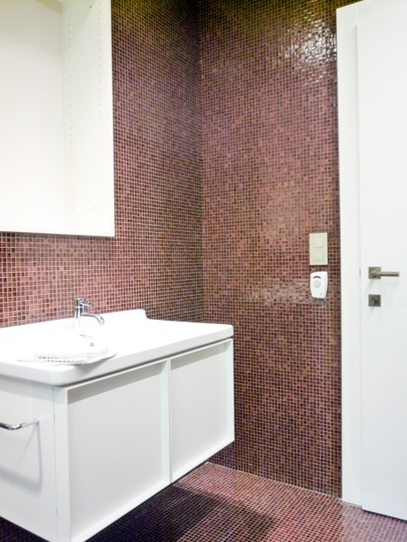 salle de bain en mosaiques