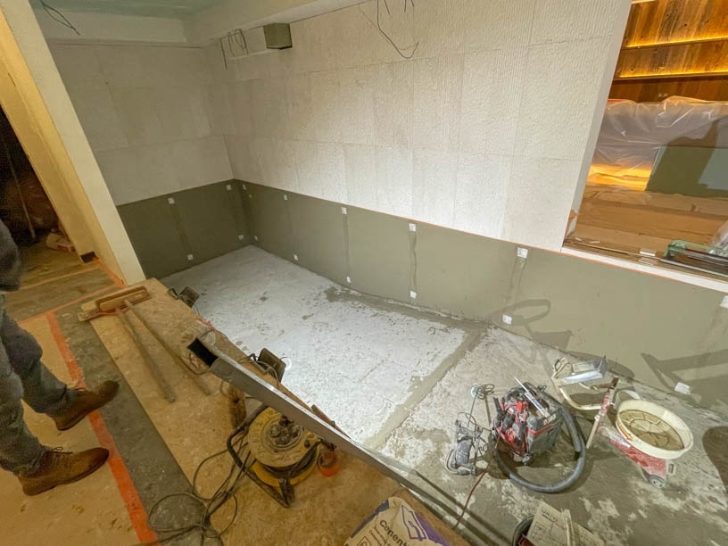 construction etape par etape piscine