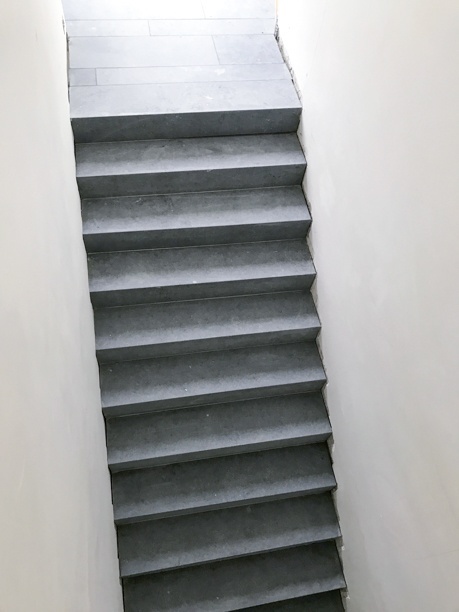 realisation escalier effet bloc